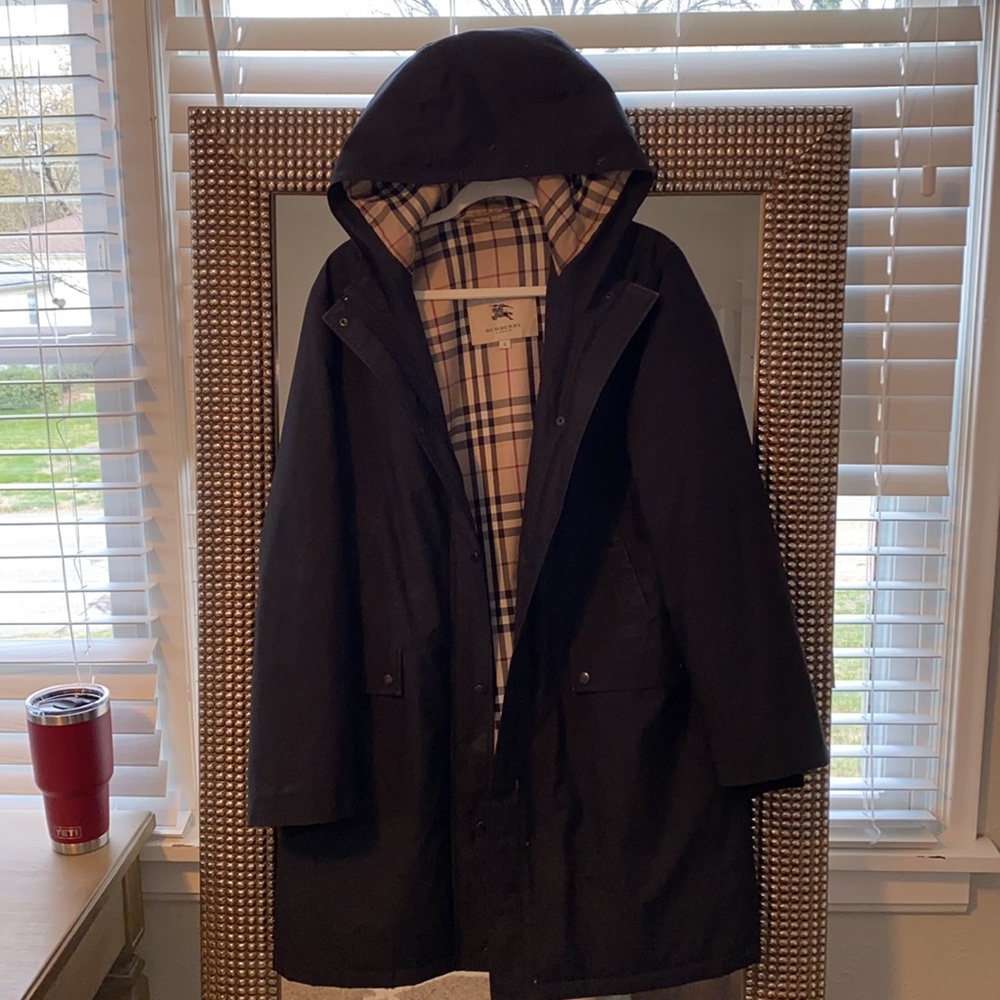 Sold MERC*** Vintage Burberry Women’s Jacket size XL
